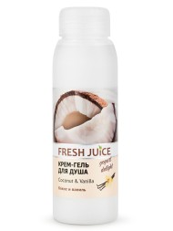 FRESH JUICE КРЕМ-ГЕЛЬ для душа кокос и ваниль300ml