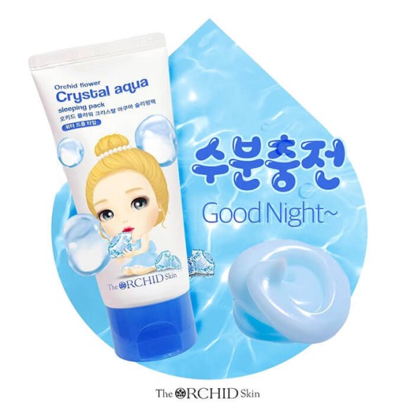Крем для лица The ORCHID Skin   Orchid flower crystal aqua pack