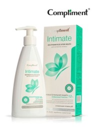 Compliment Intimate экстрамягкое крем-мыло для интимной гигиены зелёная 250мл