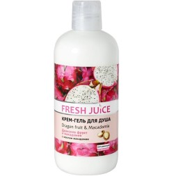 Fresh juice крем гель для душа драконов фрукт и макадамия 500мл