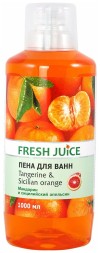 Fresh juice пена для ванн мандарин и сицилийский апельсин 1 литр