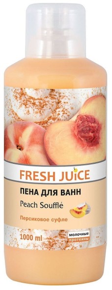 Fresh juice пена для ванн персиковое суфле 1литр