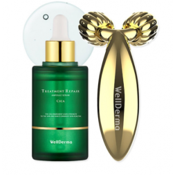 WellDerma serum&amp;cere Cica набор сыворотка роллер