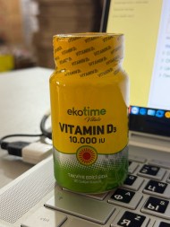 Ekotime Vitamin D3 10000iu 90soft