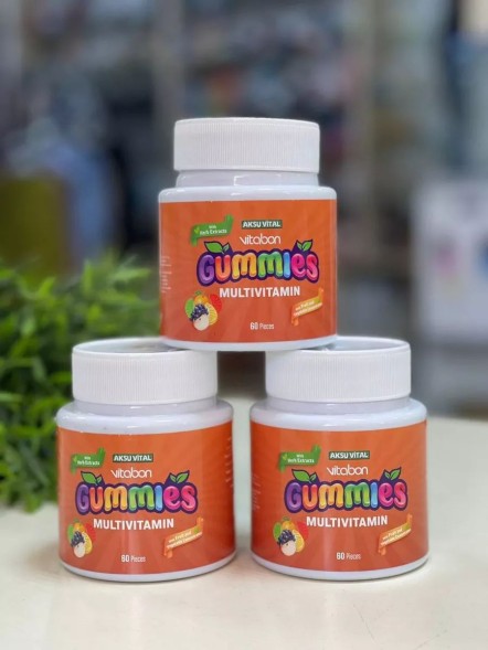 Aksu Vital Vitabon Gummies Multivitamin 60pieces
