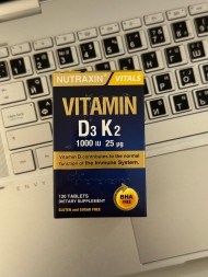Nutraxin Vit D3K2 120tab