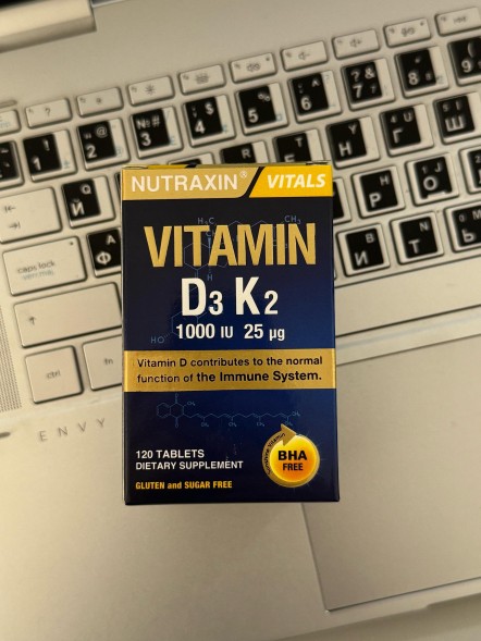 Nutraxin Vit D3K2 120tab