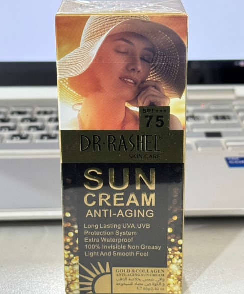 DR-RASHEL SPF+75 Sun Cream Anti-Aging 80g