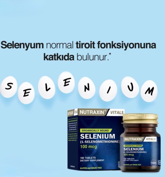 Nutraxin vitals Selenium 100mcg 100tab