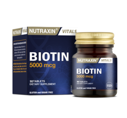 Nutraxin vitals Biotin 5000mcg 30tab