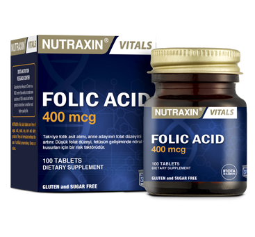 Nutraxin vitals Folic Acid 400mcg