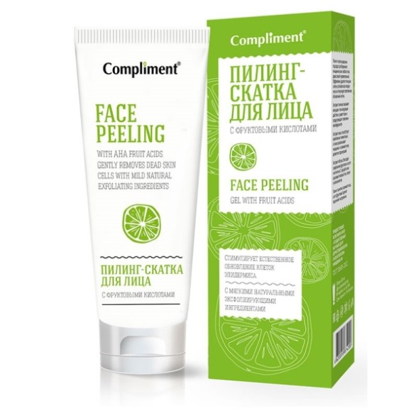 Пилинг-скатка для лица с фруктовыми кислотами Compliment
