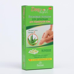 DEEP DEPIL ВОСКОВЫЕ ПОЛОСКИ АЛОЭ